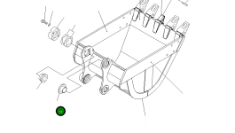 Втулка 20Y-70-34221 Komatsu
