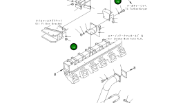 Гайка 01580-01080 Komatsu