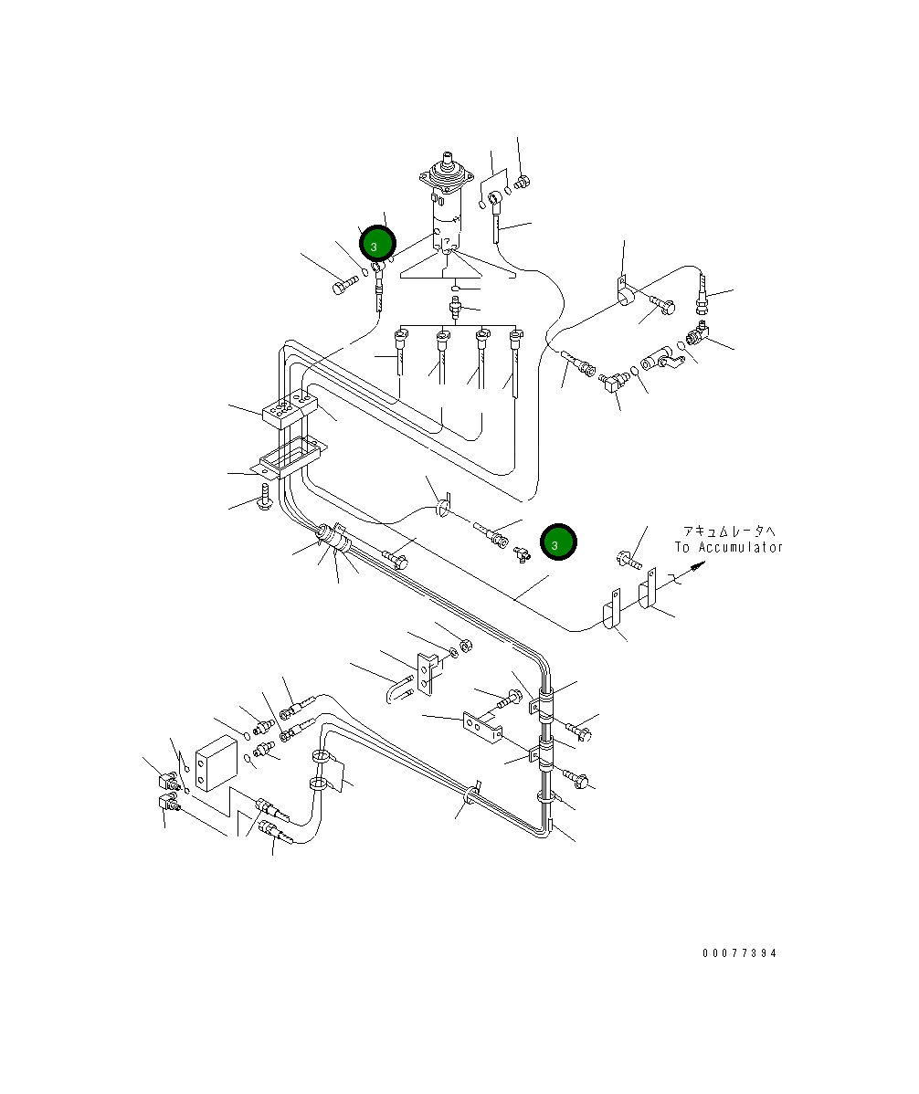 Шланг 417-43-28370 Komatsu