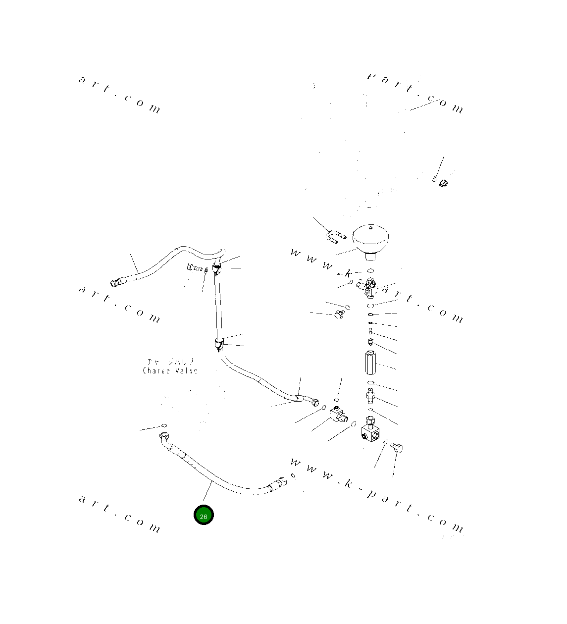 Шланг 423-43-53350 Komatsu