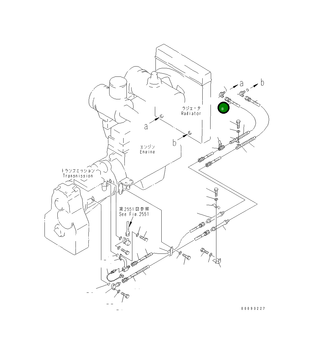 Шланг 235-16-45131 Komatsu