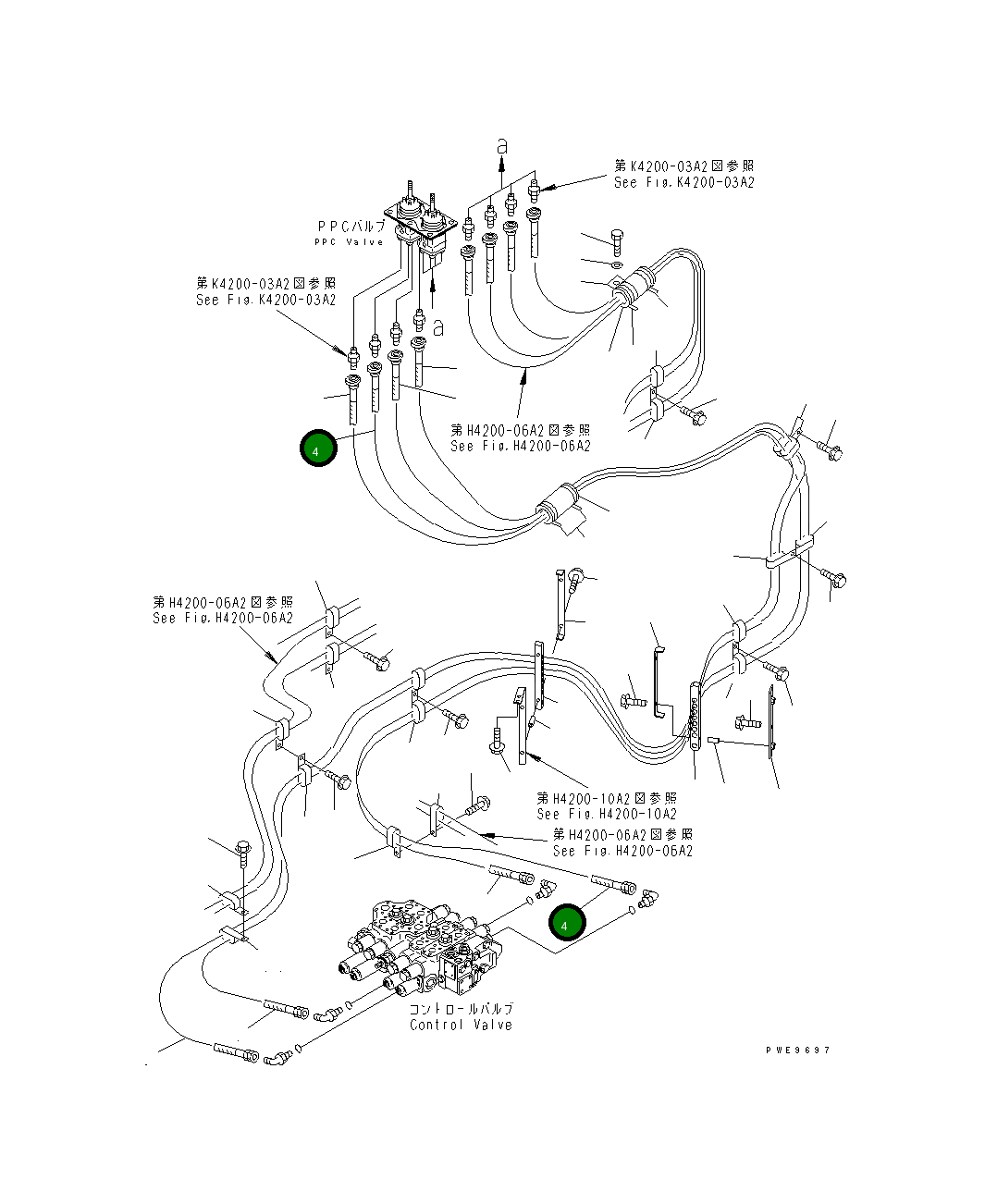 Шланг 424-S35-2530 Komatsu