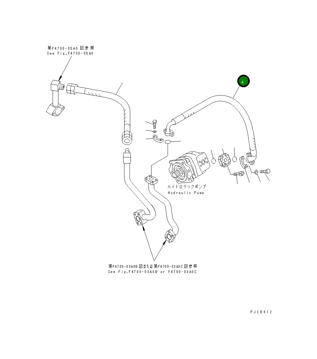 Шланг 425-16-21370 Komatsu