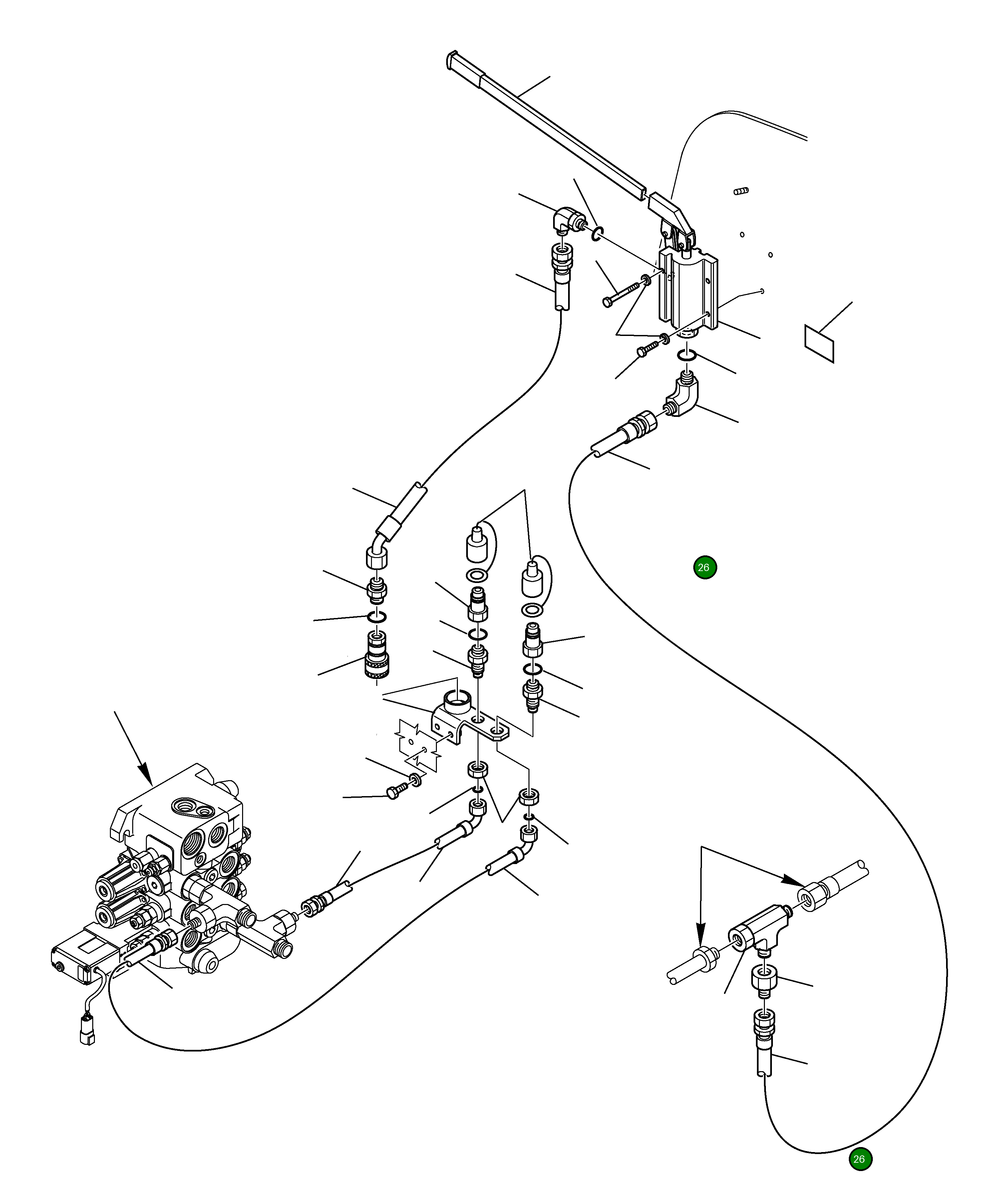 Шланг 395-62-15820 Komatsu