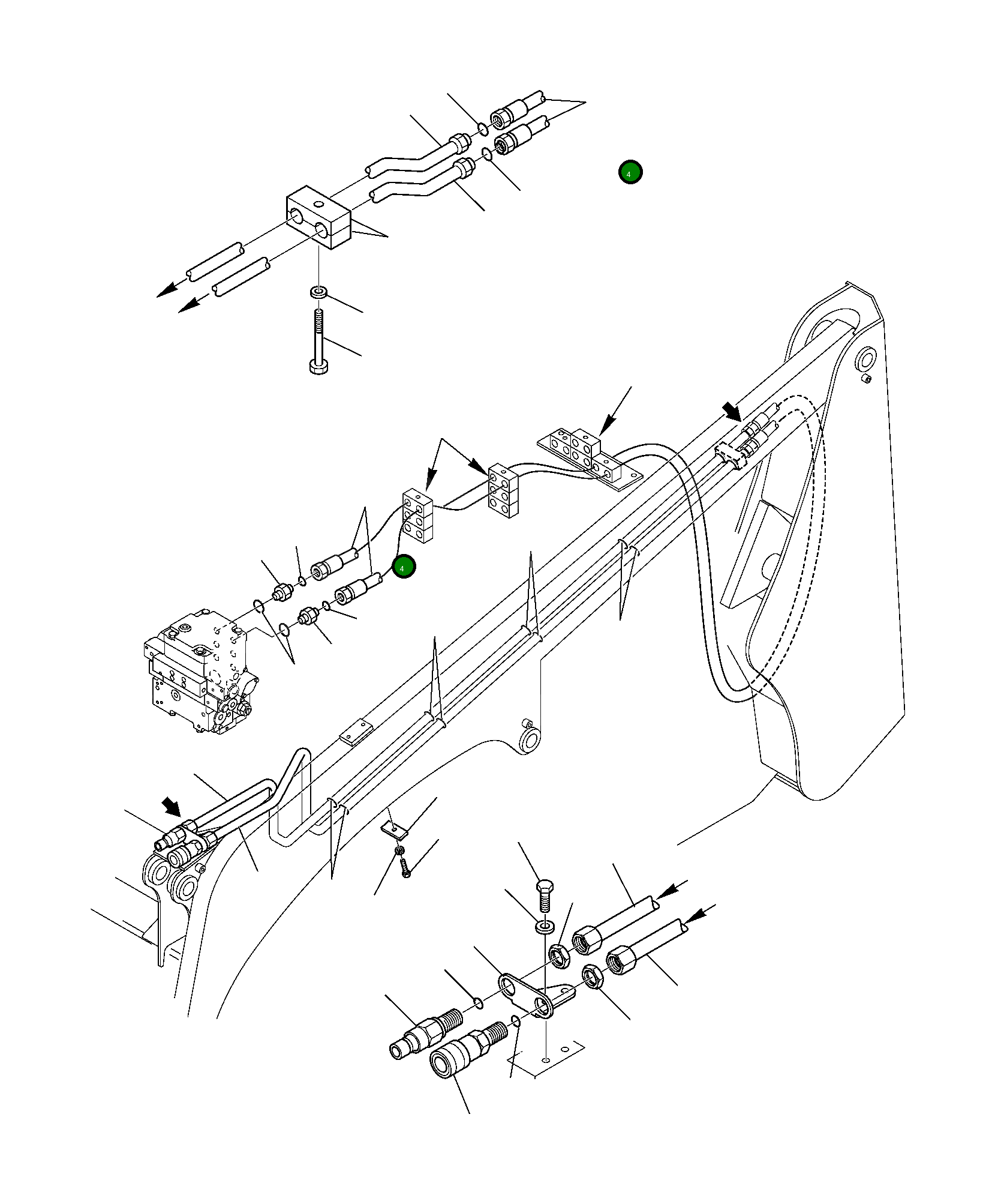 Шланг 37B-62-15210 Komatsu