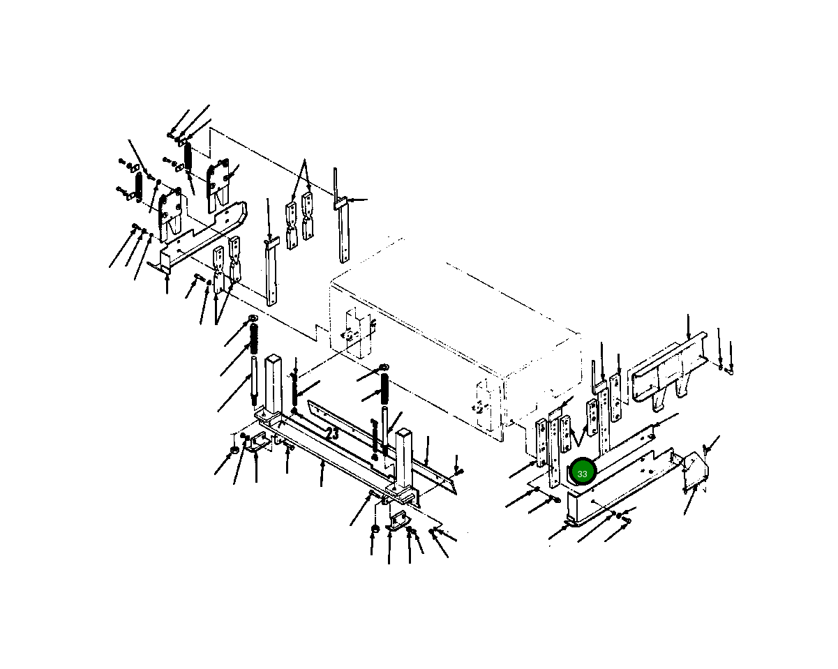 Внутренняя штанга 1220 084 H1 Komatsu