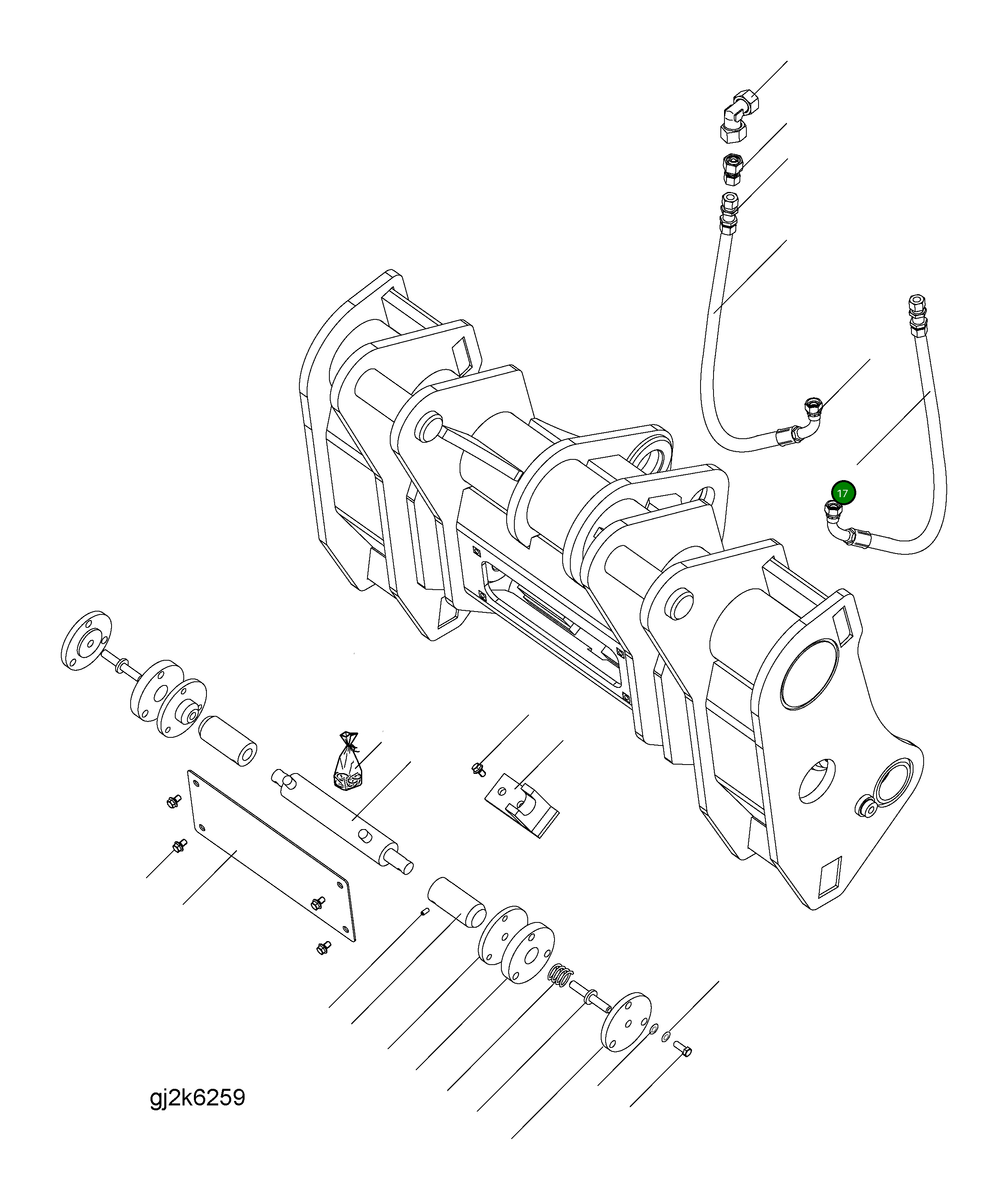 Шланг 418-71-H0P23 Komatsu