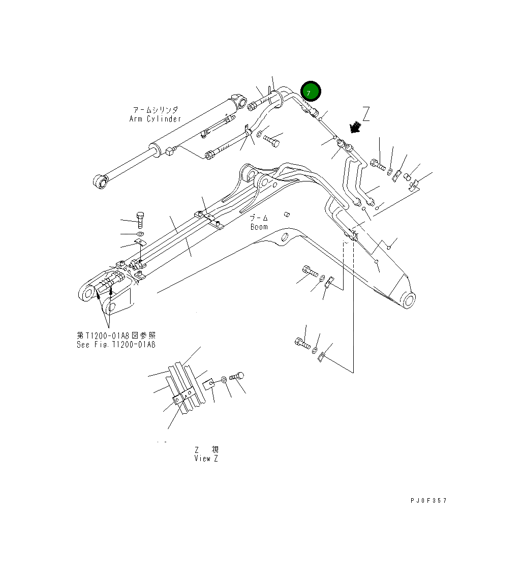 Шланг 22N-62-12561 Komatsu