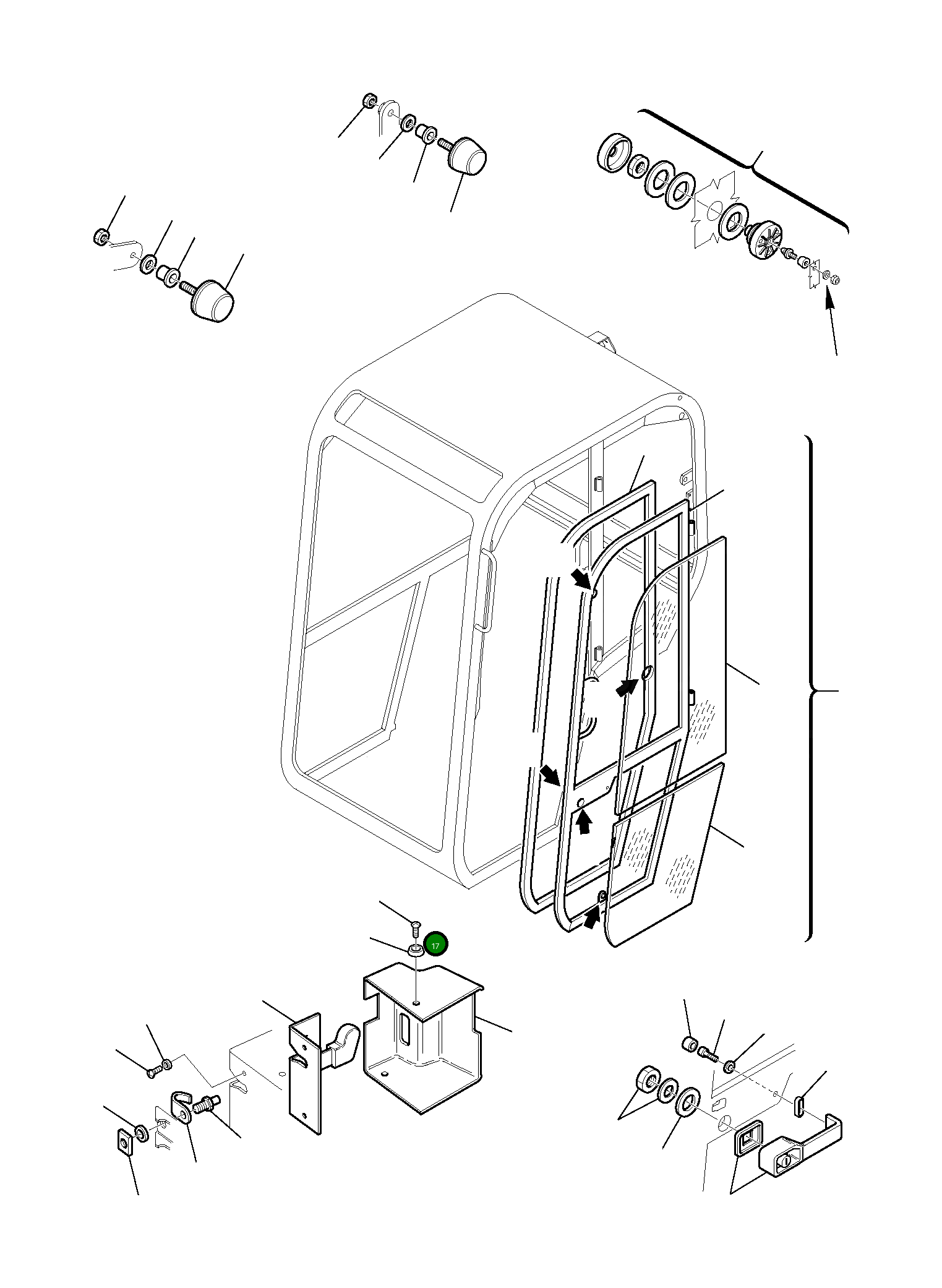 Винт 801370065 Komatsu