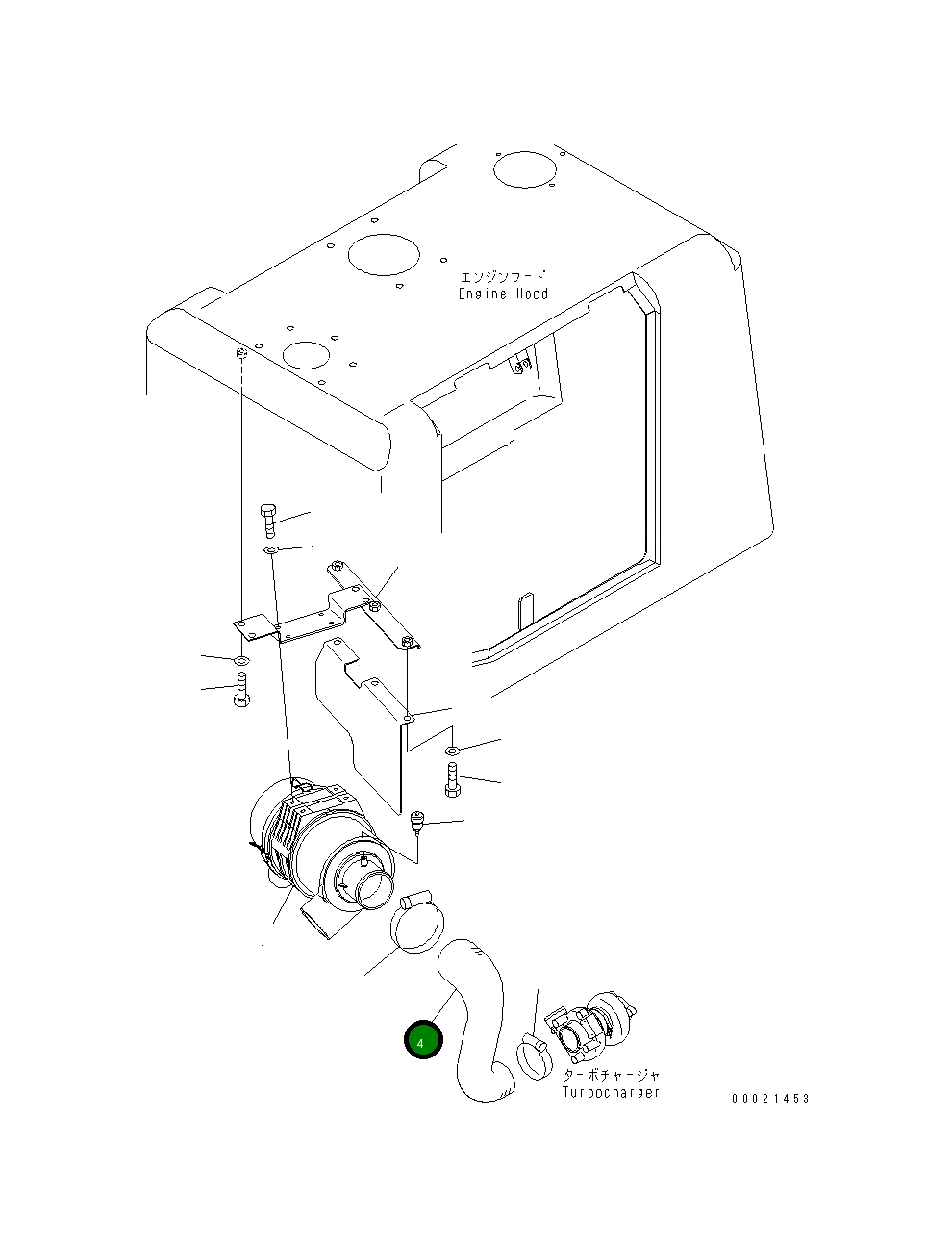 Шланг 415-01-22210 Komatsu