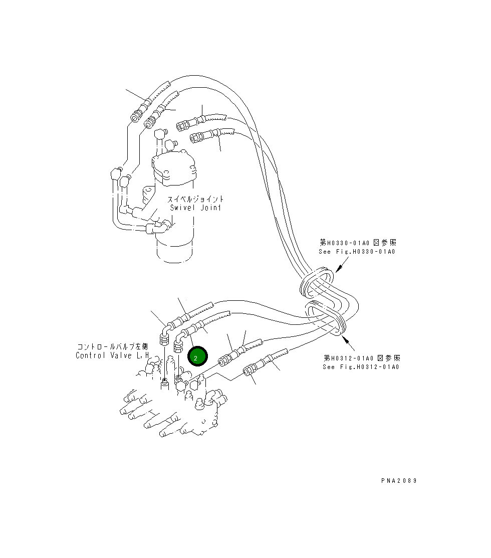 Шланг 21X-62-22920 Komatsu