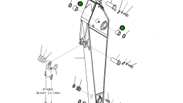 Втулка 208-70-72541 Komatsu