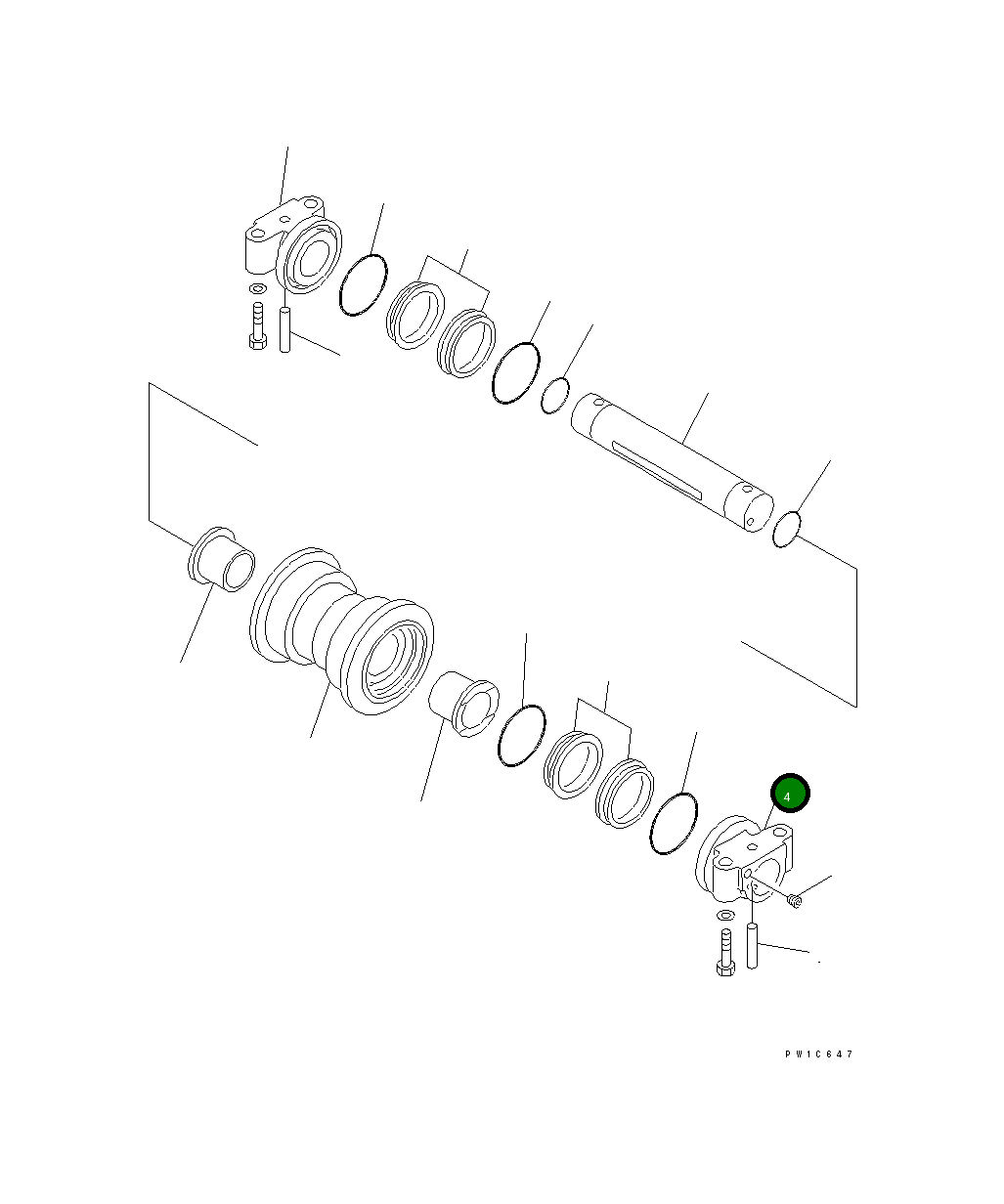Втулка 207-30-71551 Komatsu