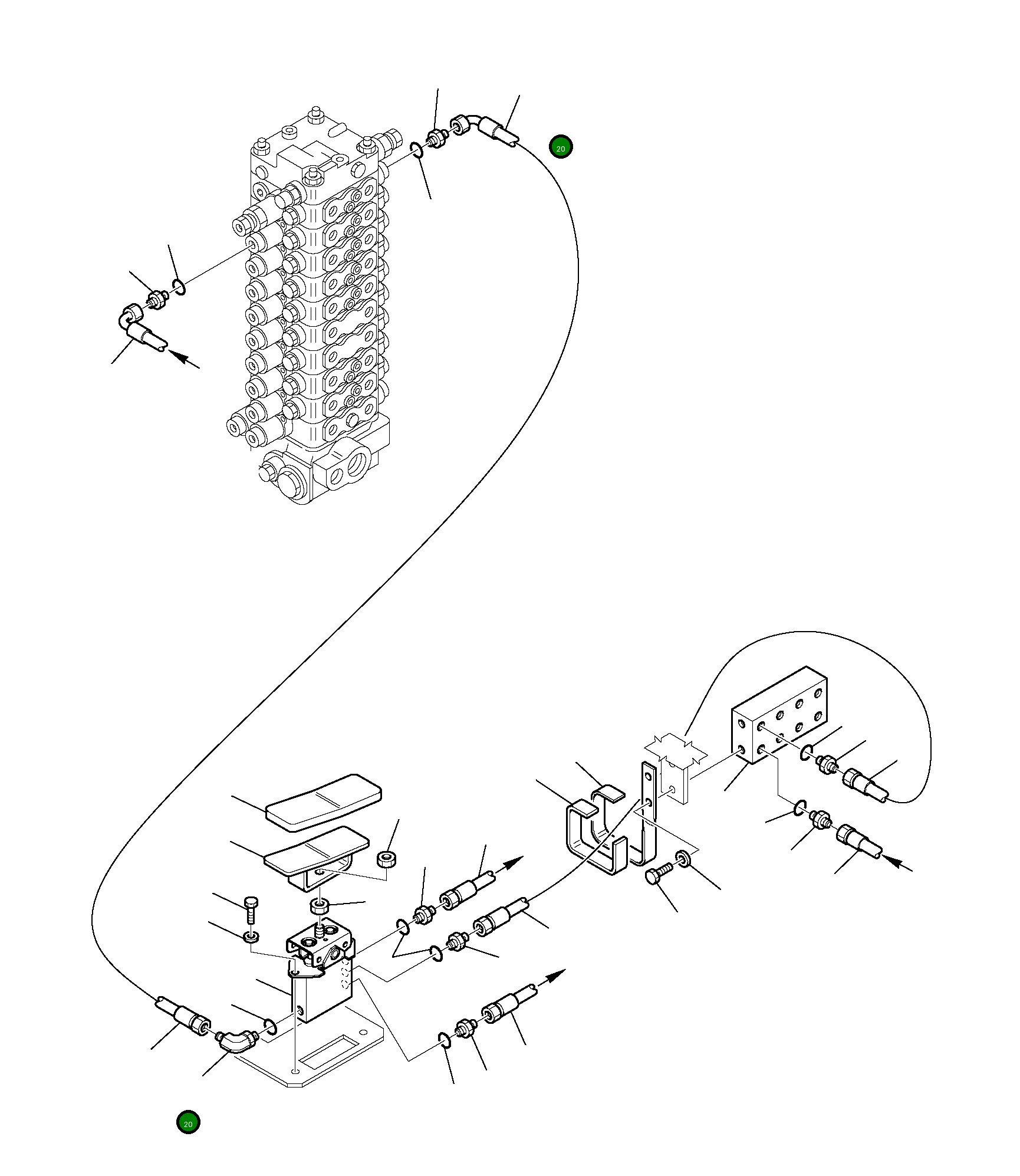 Шланг 226-09-11140 Komatsu