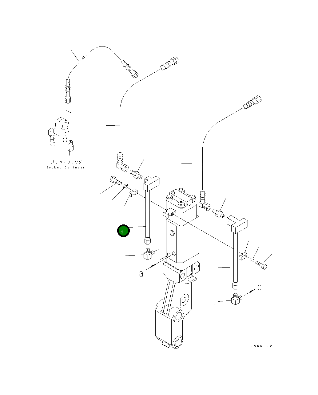 Шланг 21U-970-2360 Komatsu