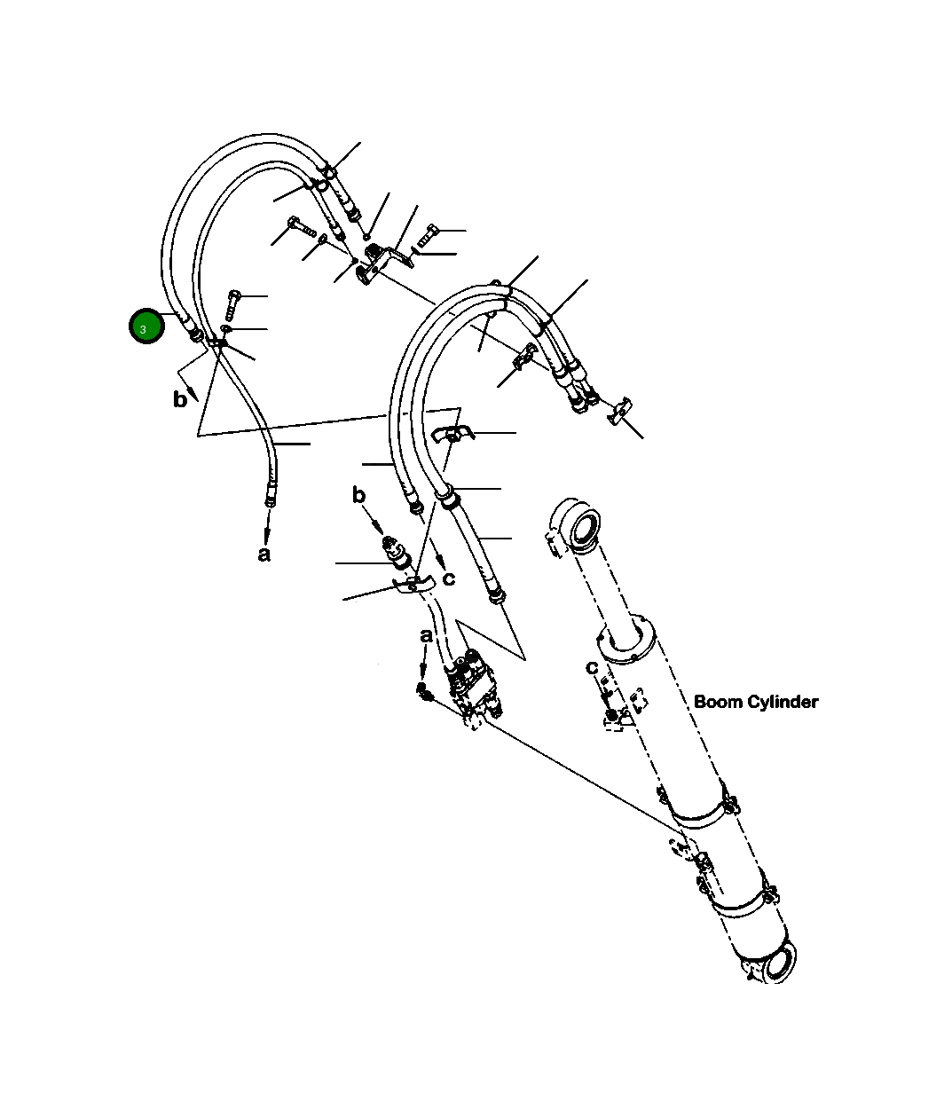 Шланг 22P-62-13210 Komatsu