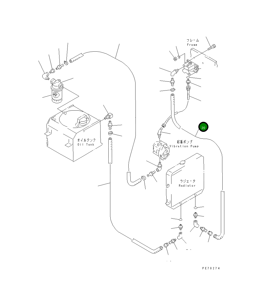 Шланг 267-18-19165 Komatsu