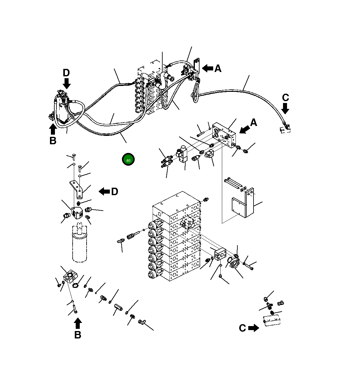Шланг 20Y-963-B650 Komatsu