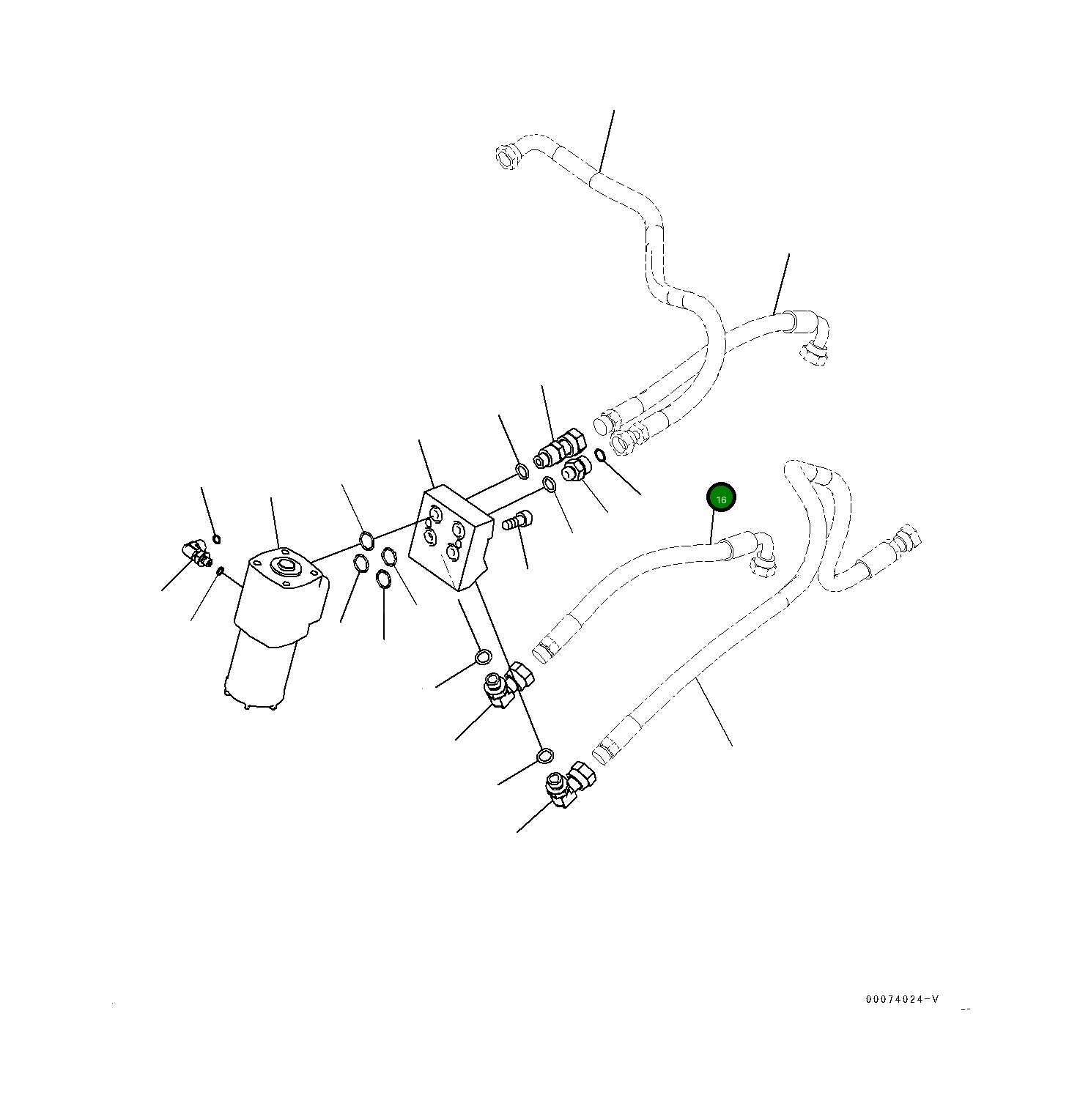 Шланг 419-62-41190 Komatsu