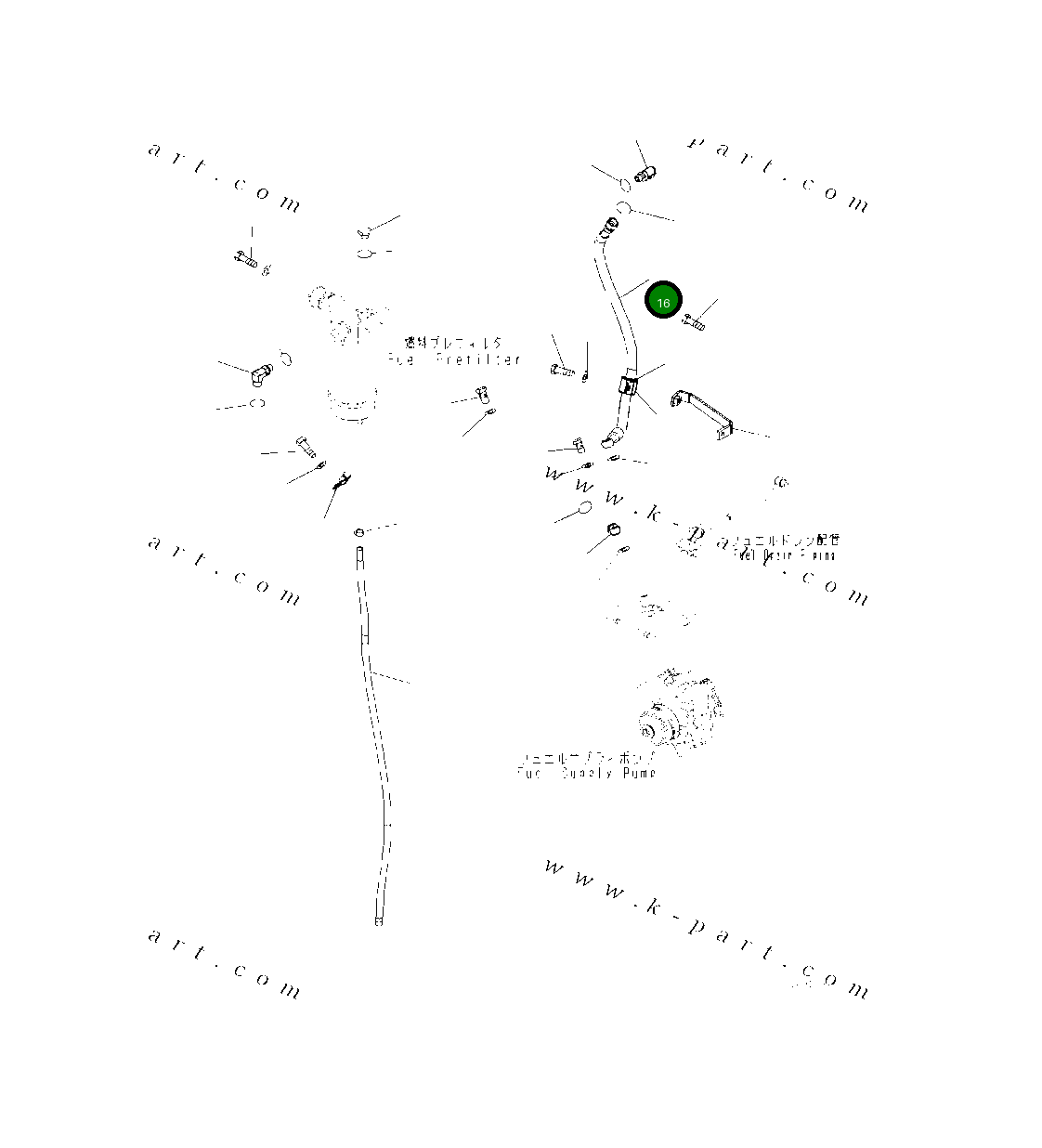 Шланг 419-04-61211 Komatsu