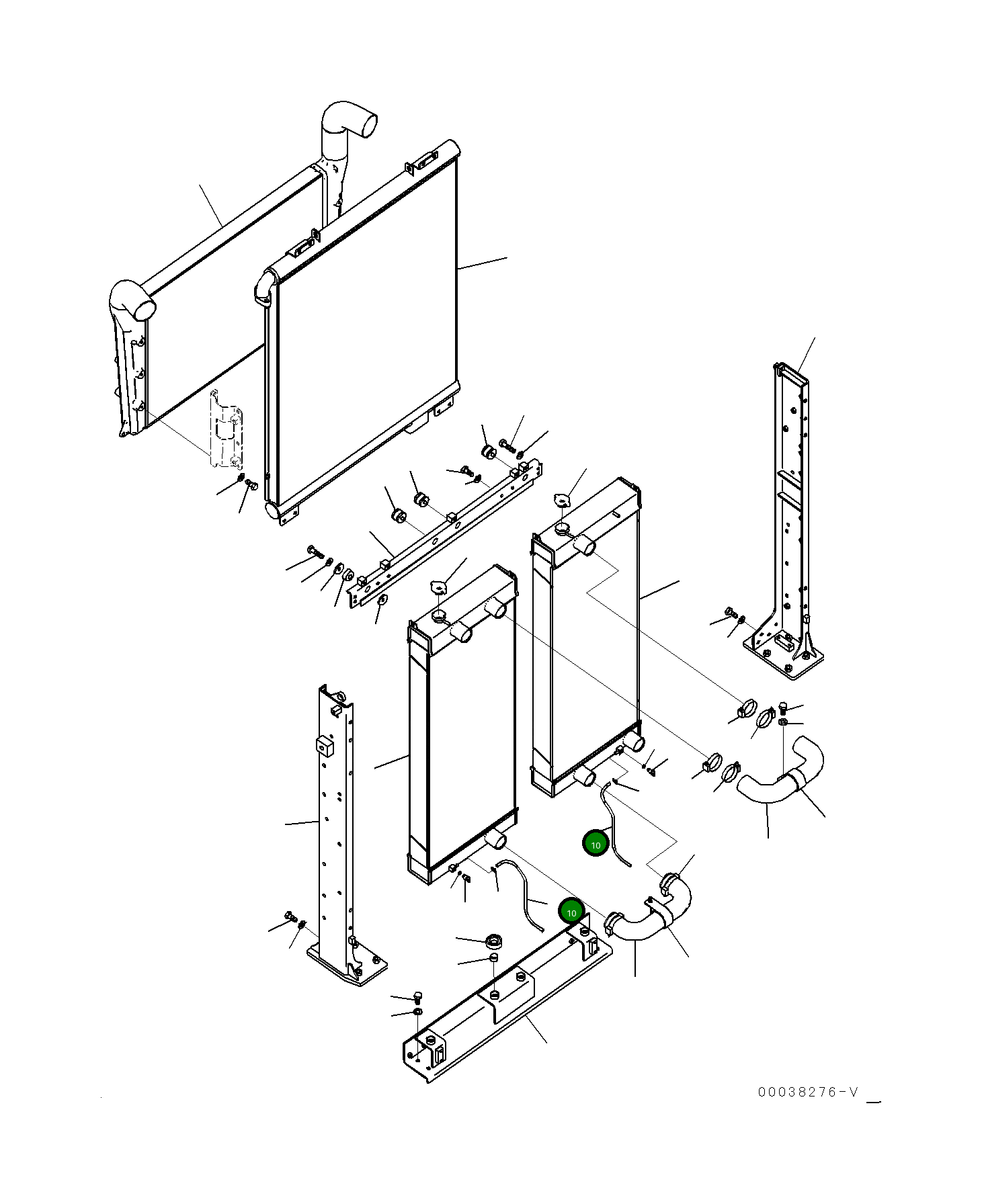 Шланг 21M-03-21670 Komatsu