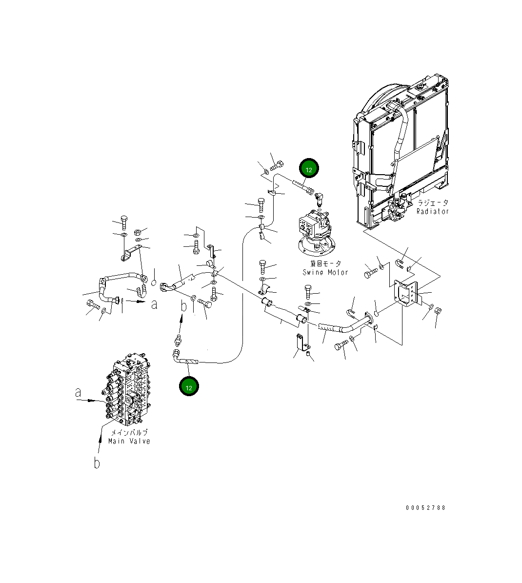 Шланг 22U-62-28541 Komatsu