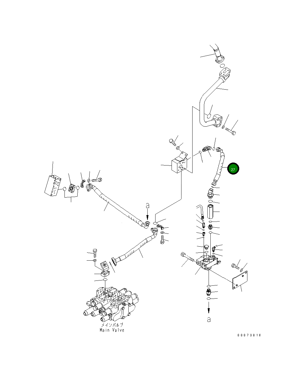Шланг 419-T90-3361 Komatsu