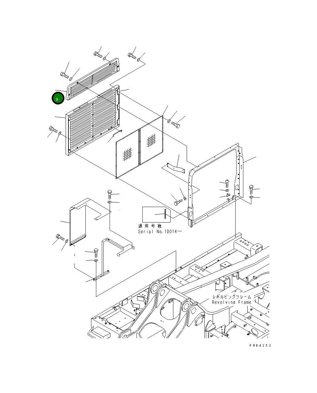 Воздуховод 209-54-73581 Komatsu