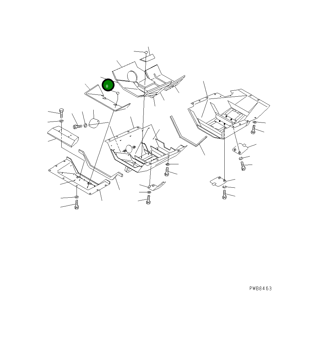 Тканевый элемент 154-862-5920 Komatsu