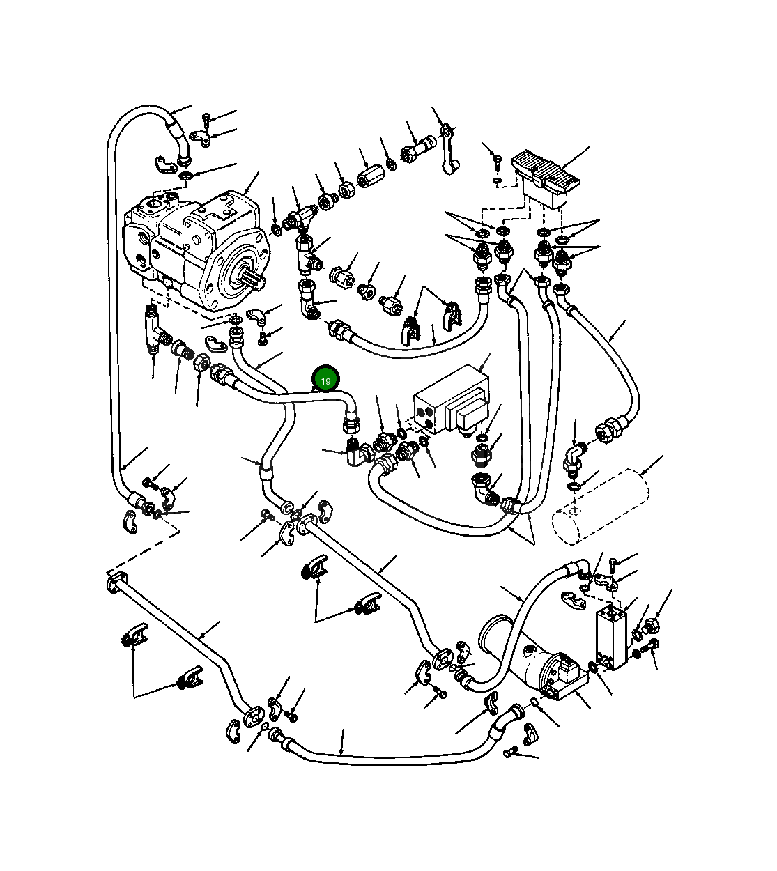 Шланг 158 622 Komatsu