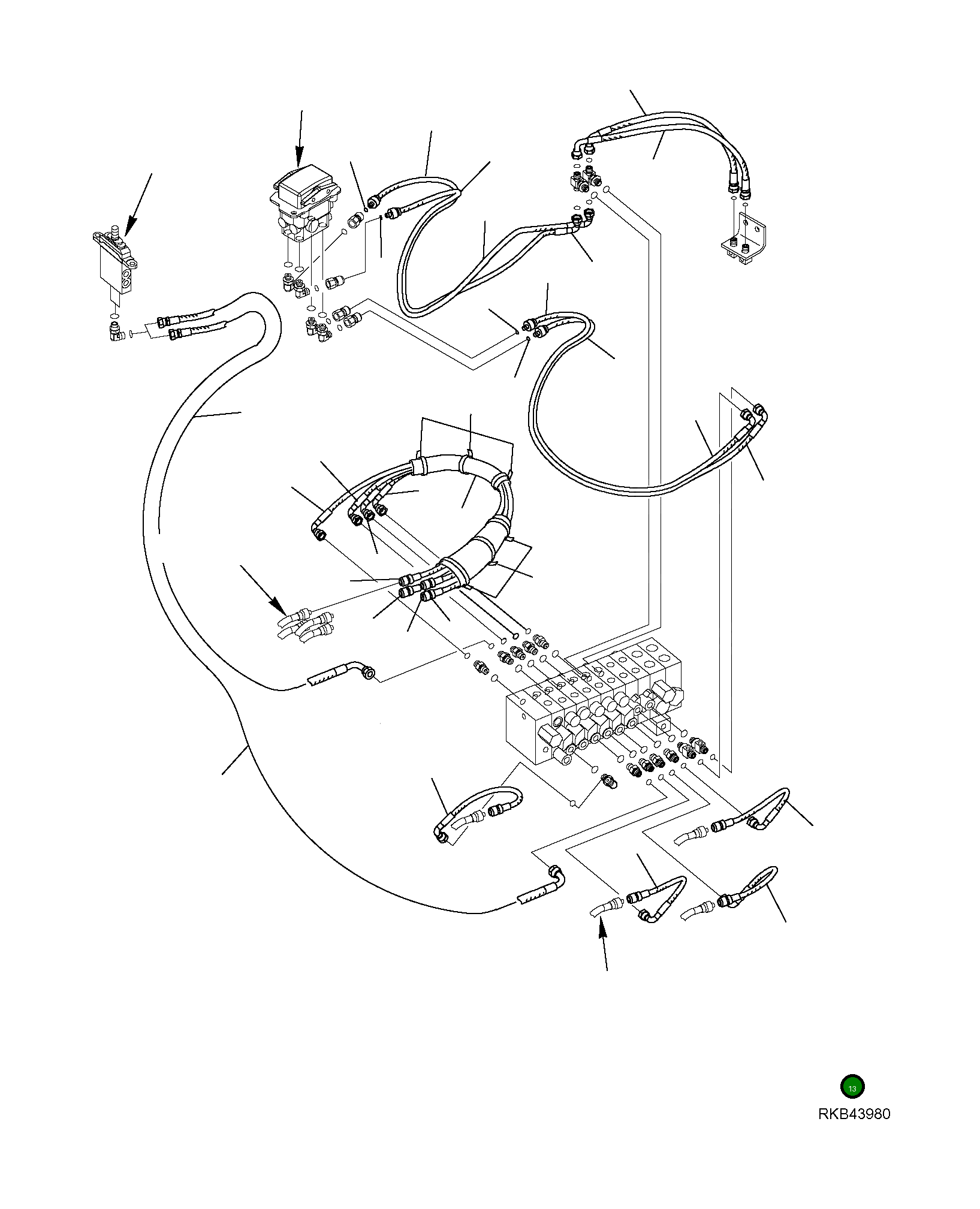 Шланг 22K-62-R2610 Komatsu