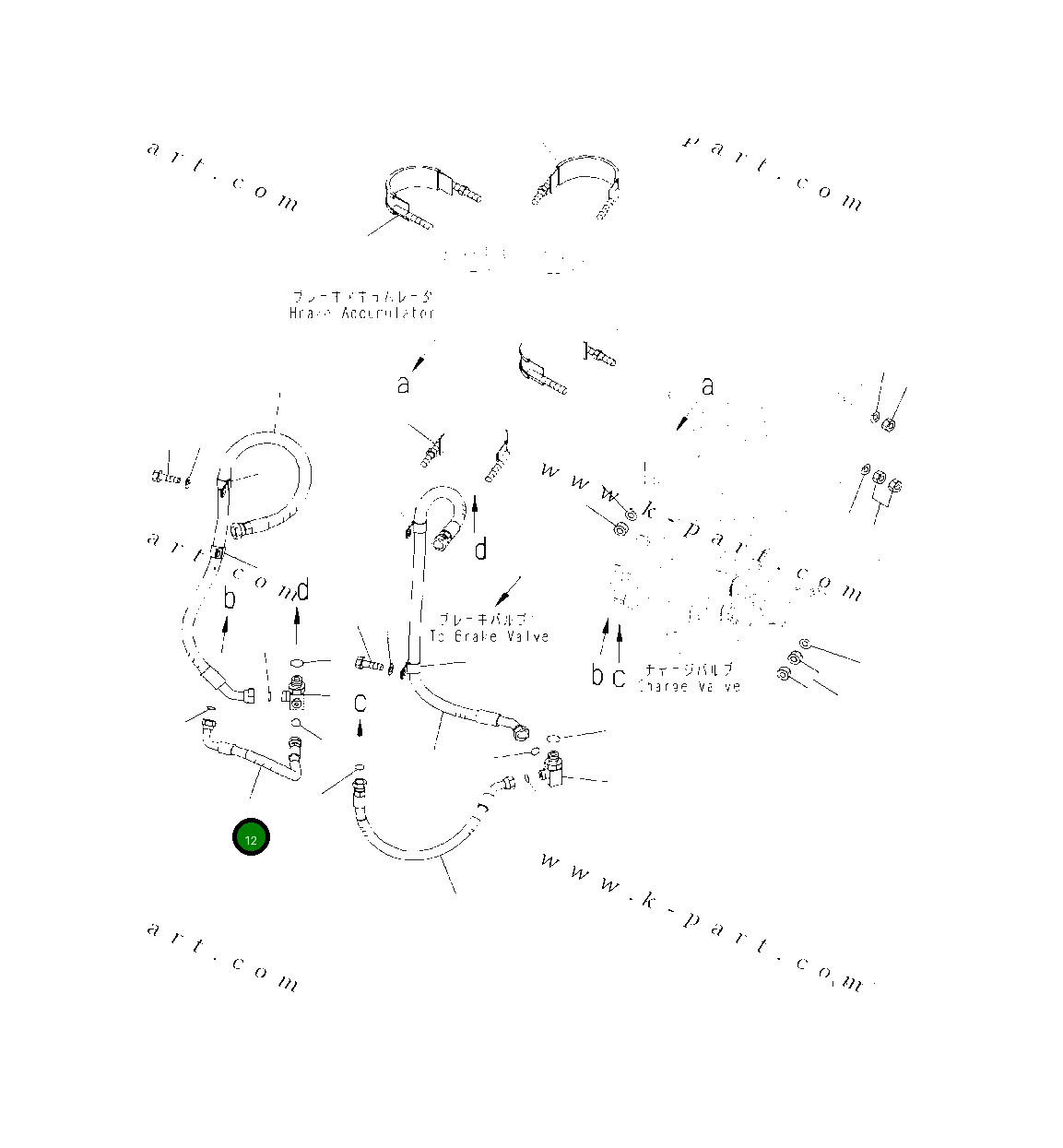 Шланг 423-43-53340 Komatsu