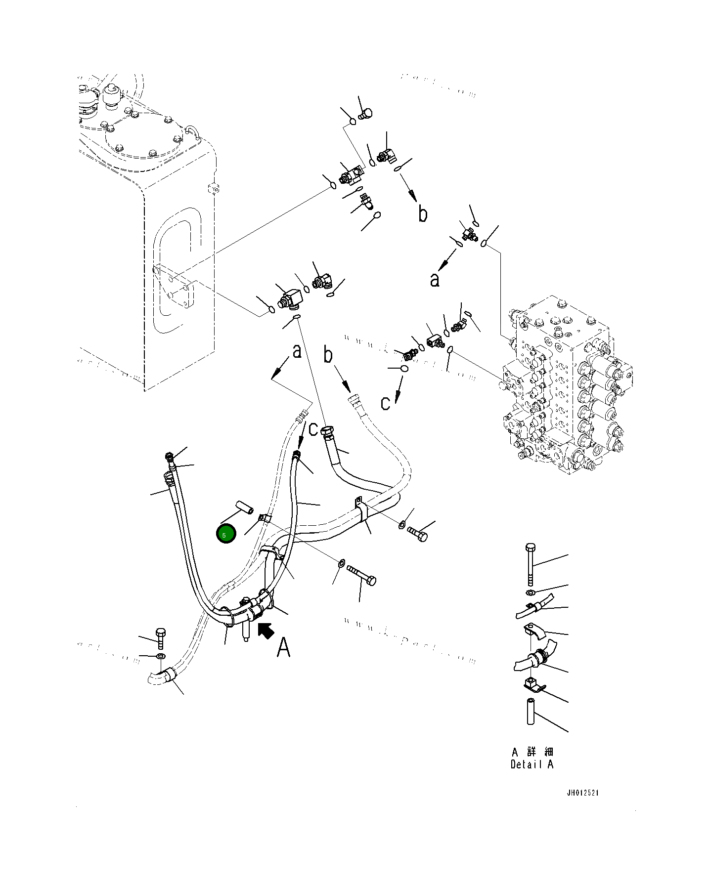 Втулка 1756117240 Komatsu