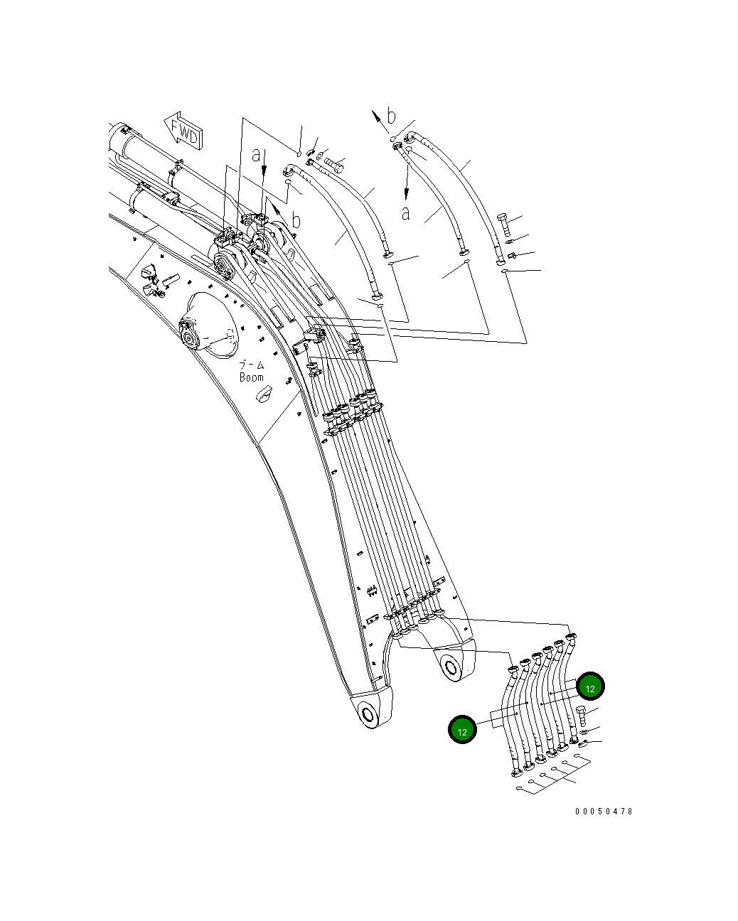 Шланг 21T-64-39421 Komatsu