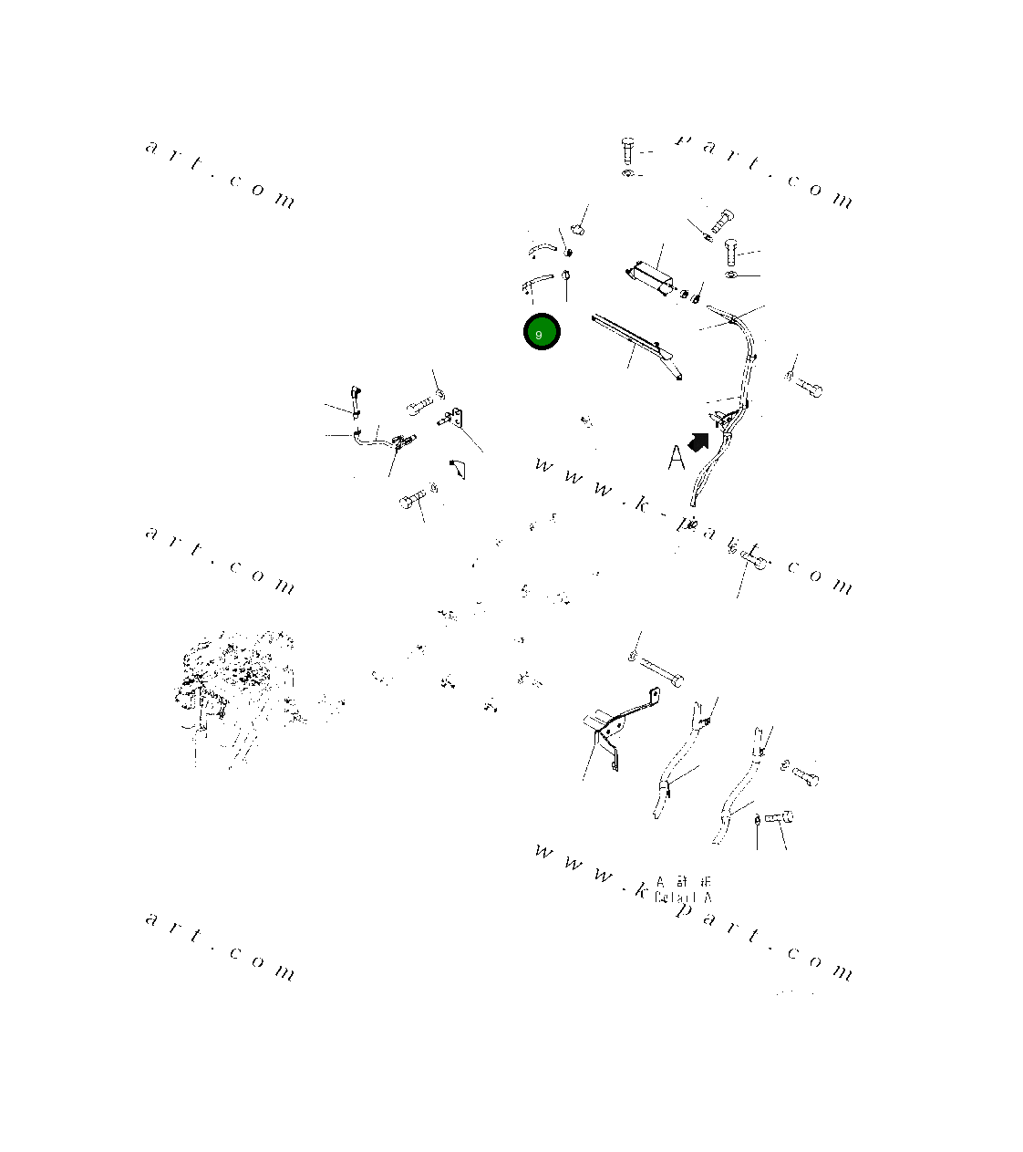 Шланг 423-02-61671 Komatsu