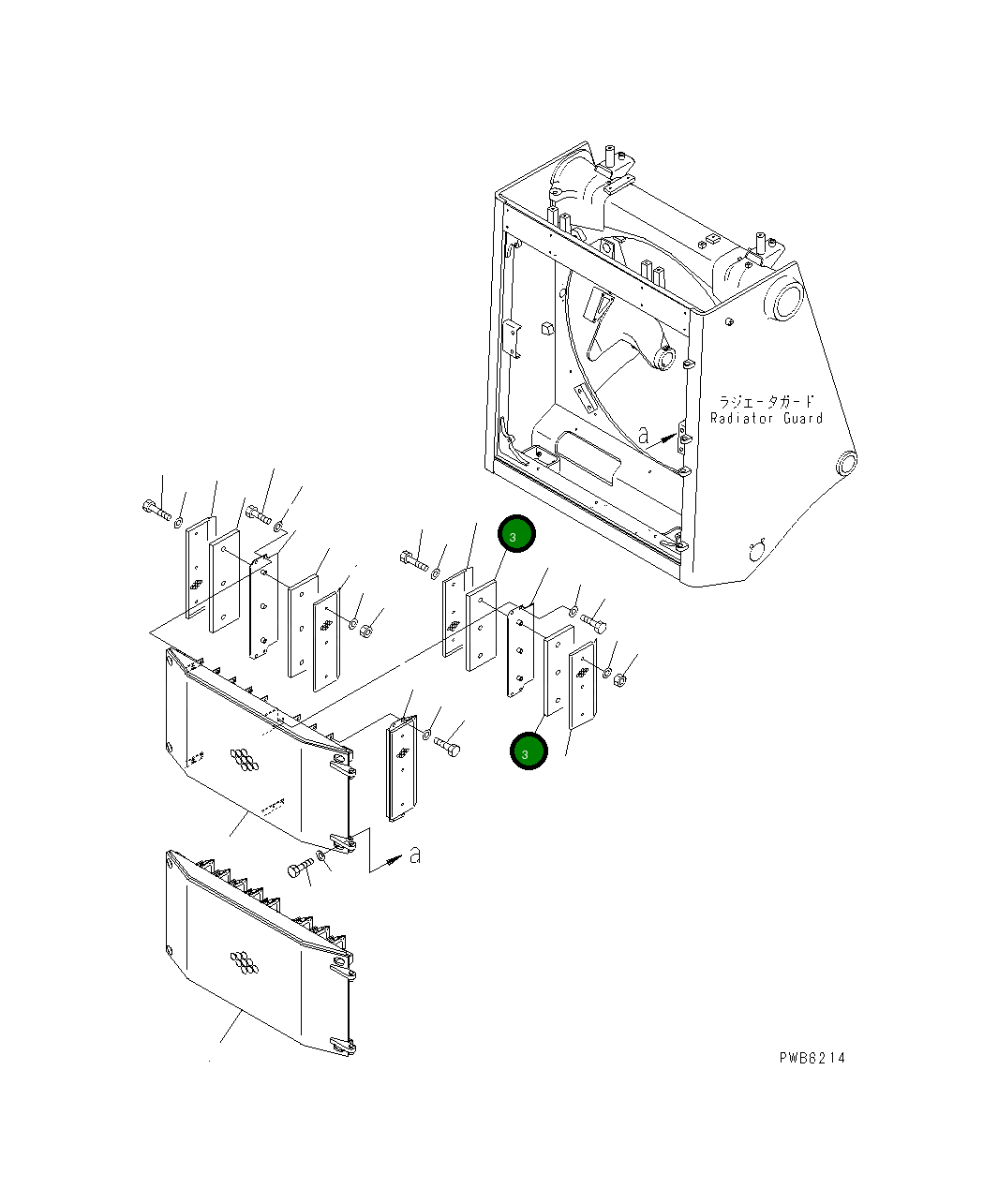 Тканевый элемент 195-862-3730 Komatsu