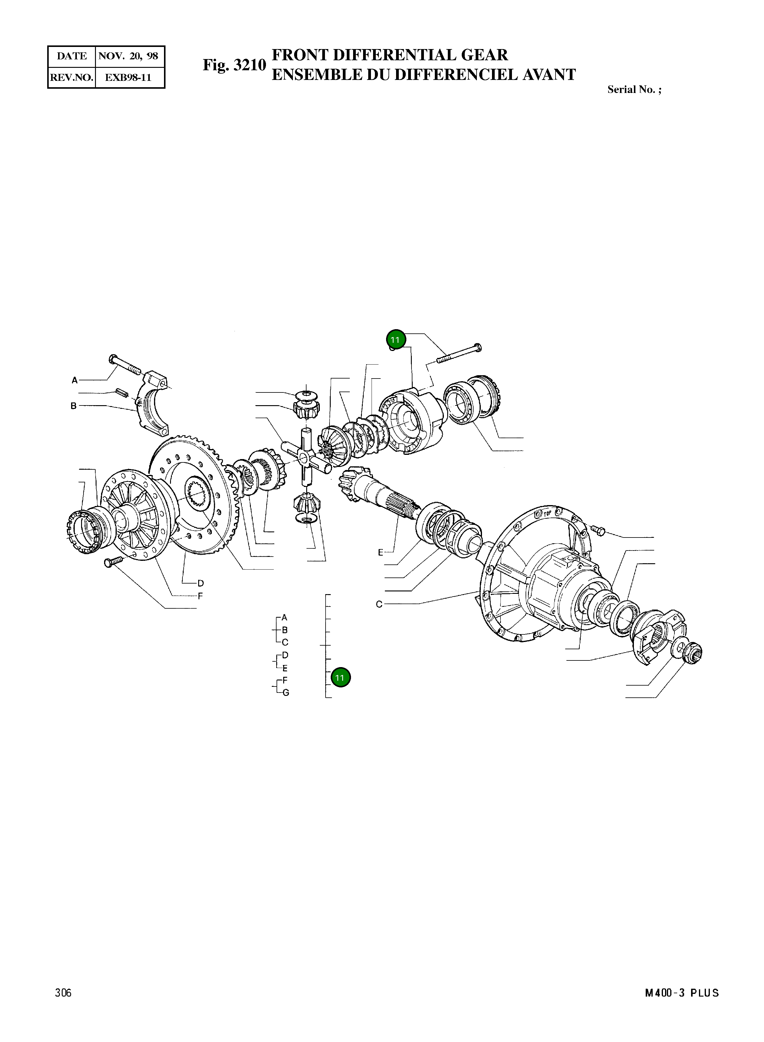 Винт M14X1.5X140 70722 Komatsu