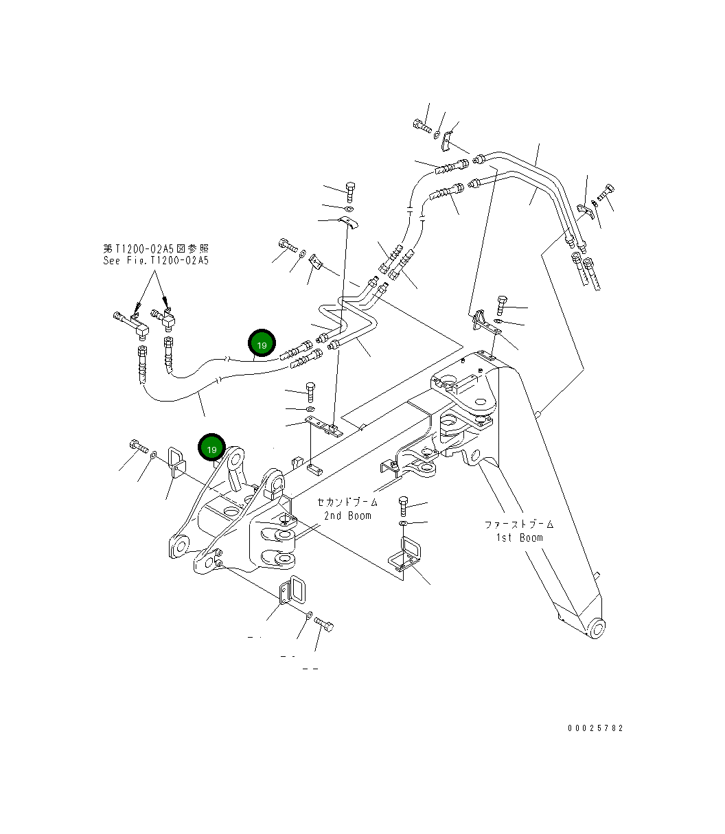 Шланг 21X-957-3250 Komatsu