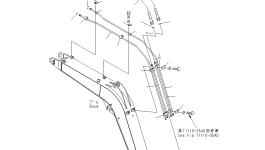Шланг 21W-62-44430 Komatsu