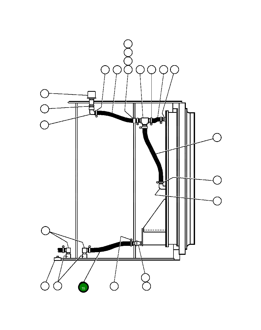 Шланг TY8066 Komatsu
