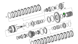 Внутреннее кольцо подшипника 0750 117 730 Komatsu