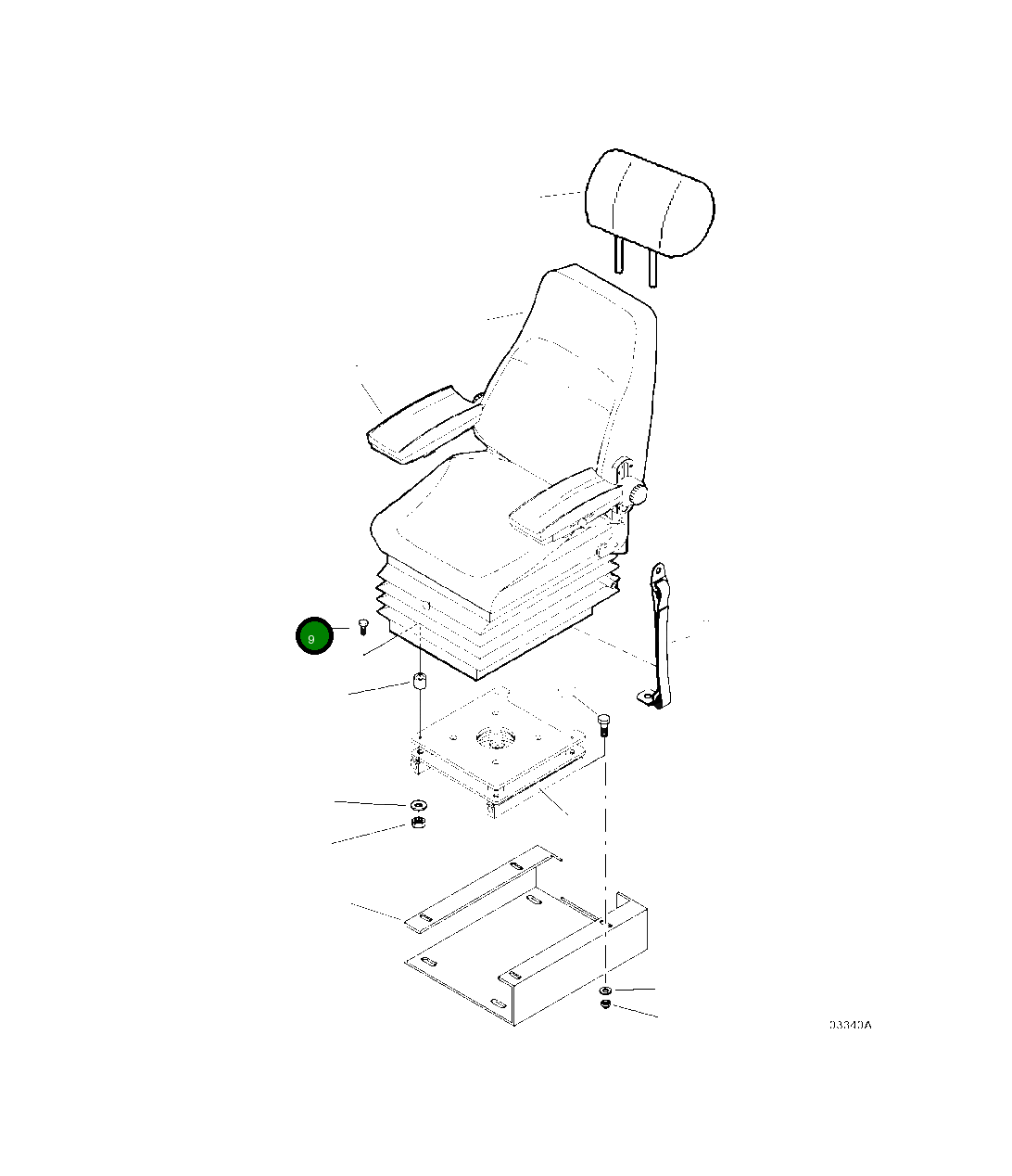 Винт 955295 Komatsu