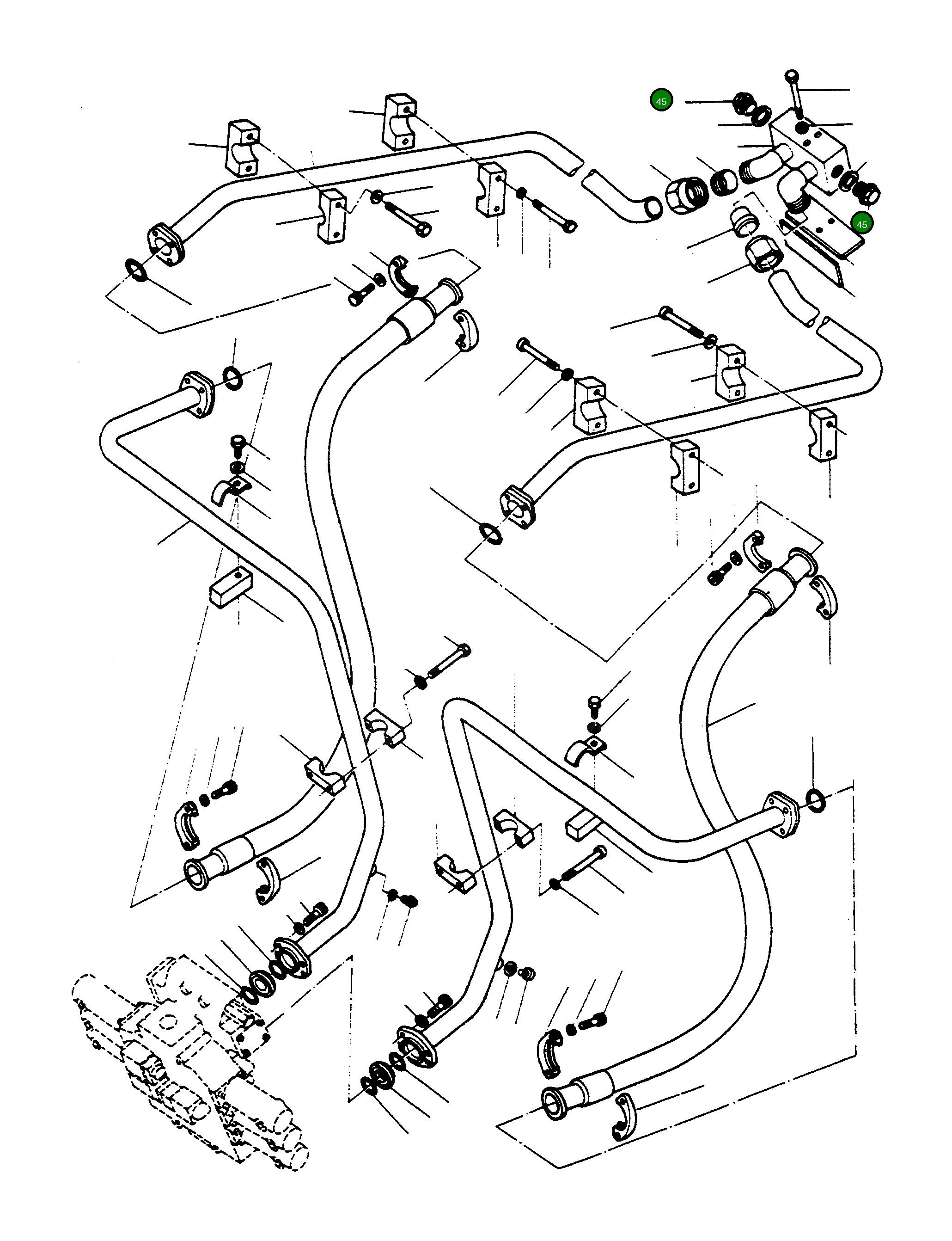 Винт 3067609M8 Komatsu