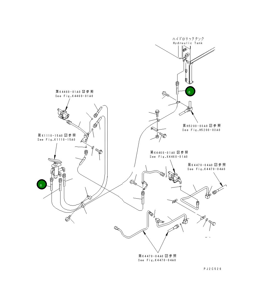 Шланг 23B-60-43241 Komatsu