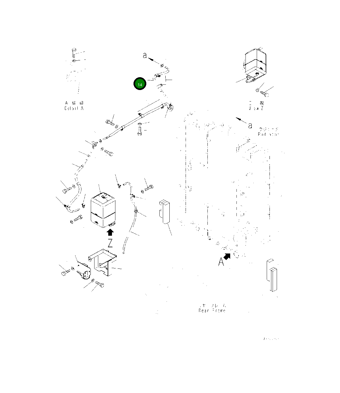 Шланг 418-03-62731 Komatsu