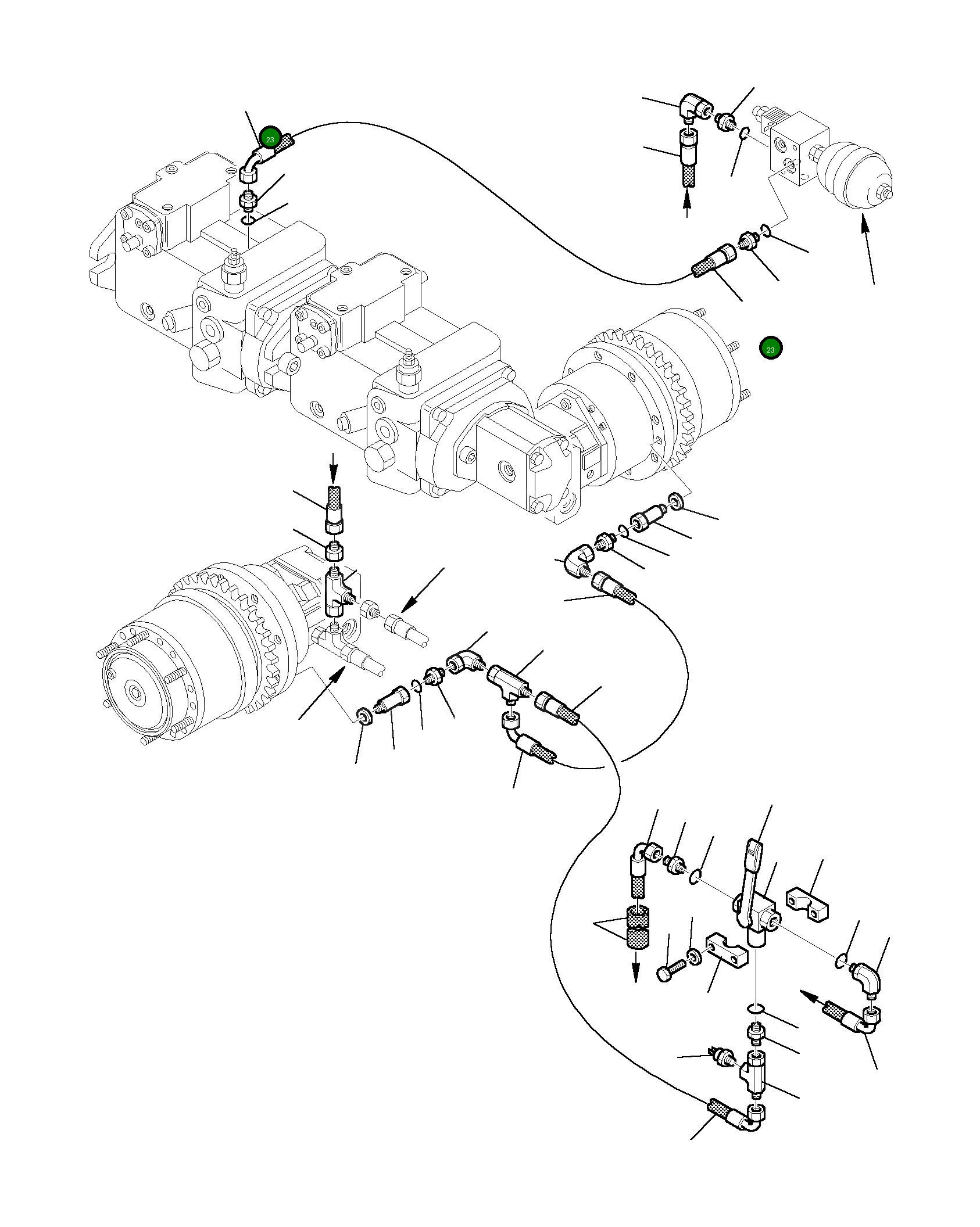Шланг 392368138 Komatsu