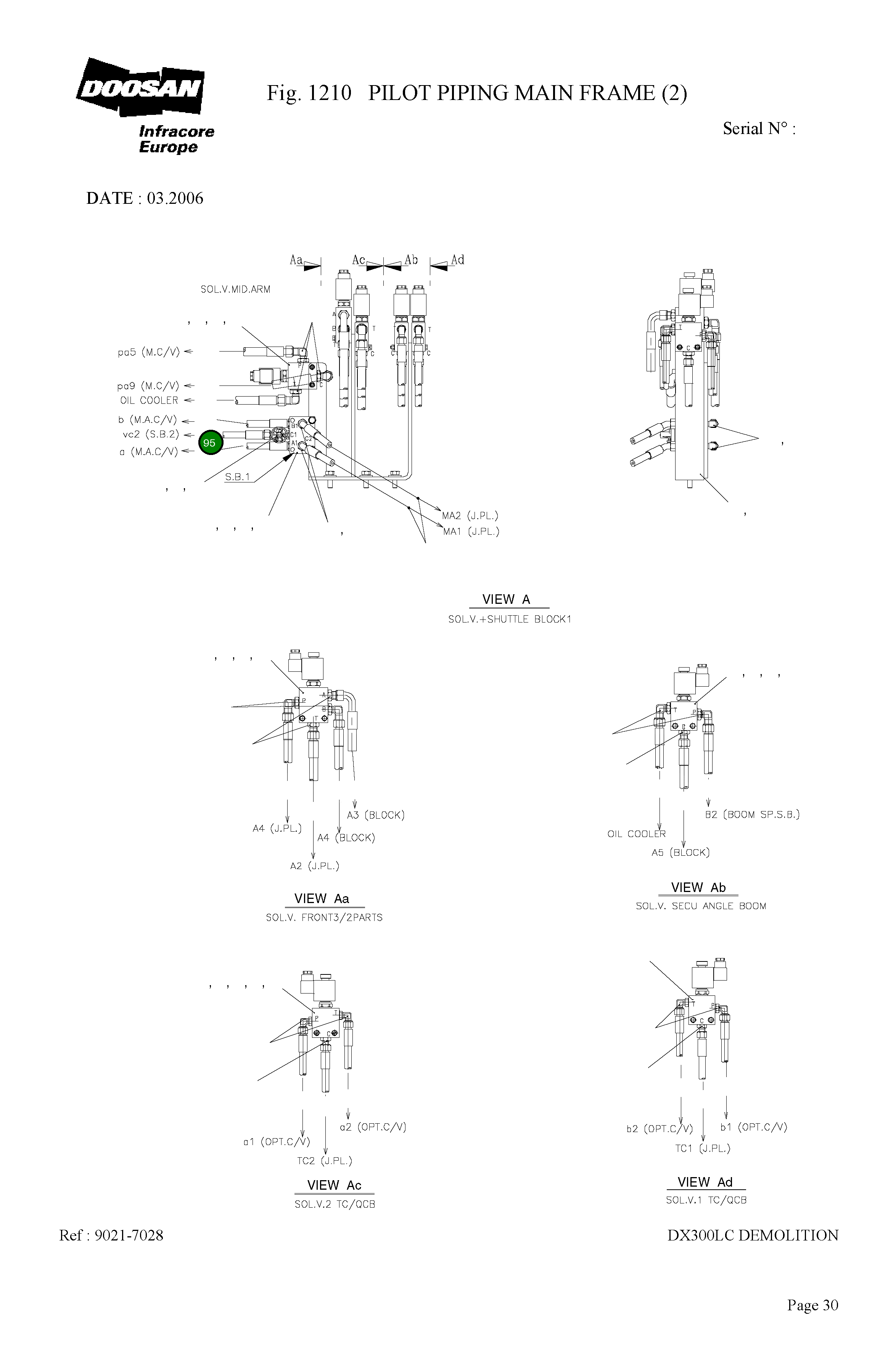 Шланг DS2094170 Komatsu