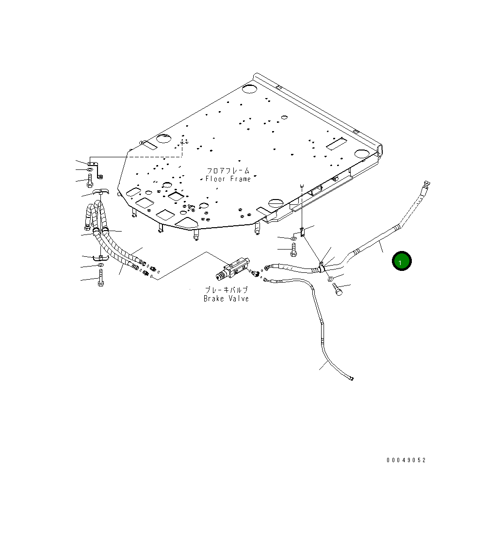 Шланг 425-43-38572 Komatsu