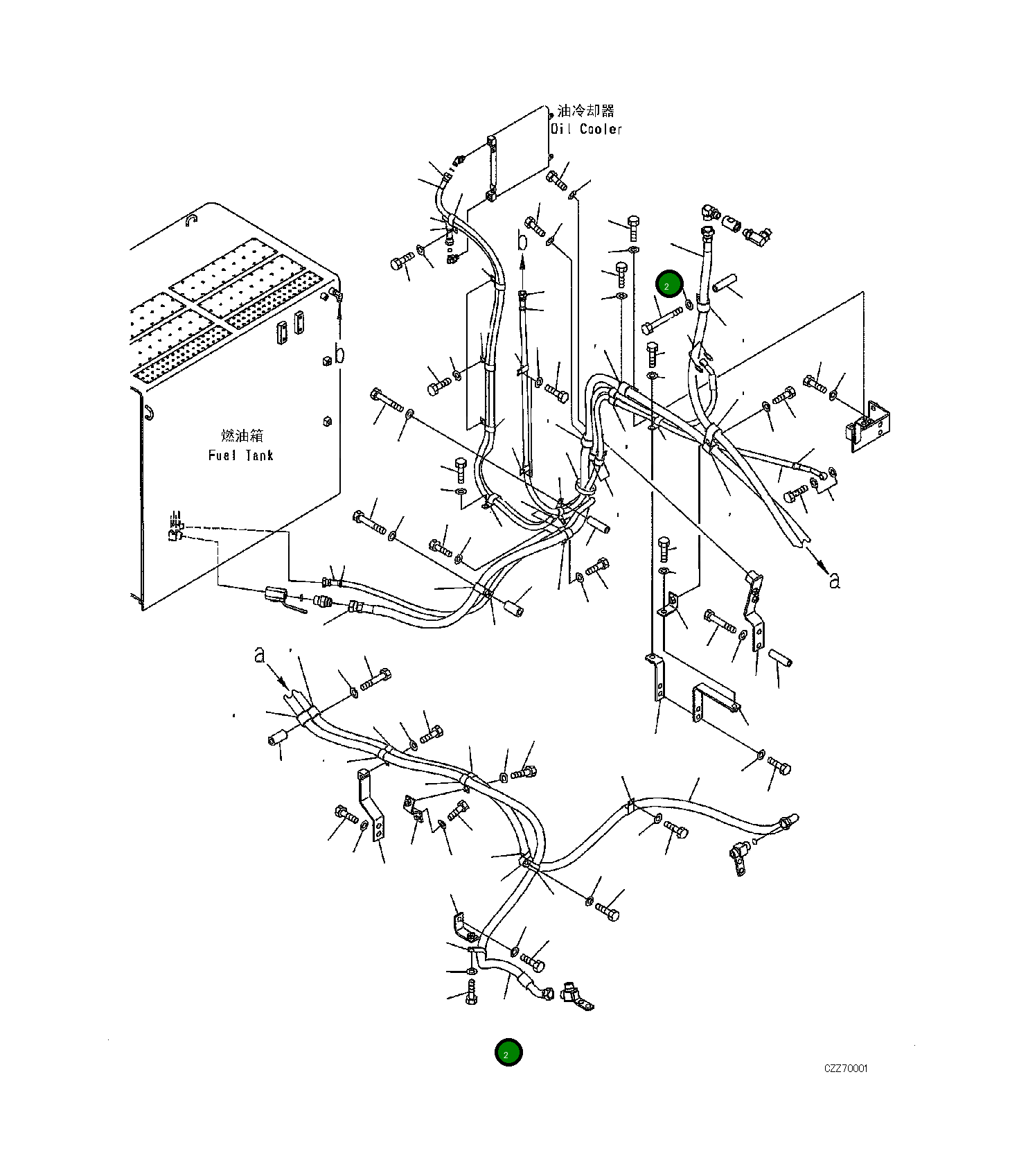 Шланг 21M-04-31440 Komatsu