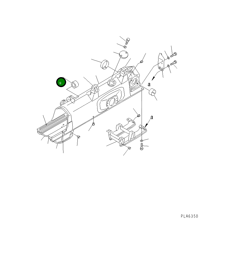 Втулка 14Y-50-11521 Komatsu